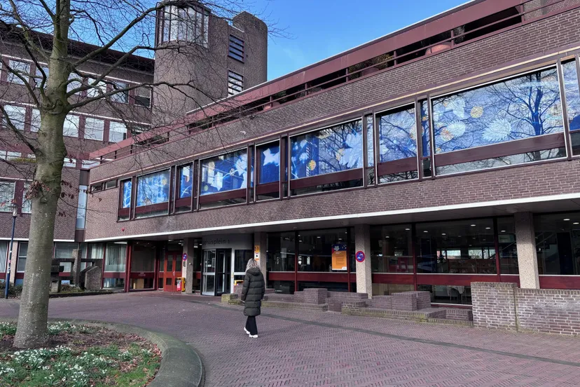 Raamkunst Blue Garden