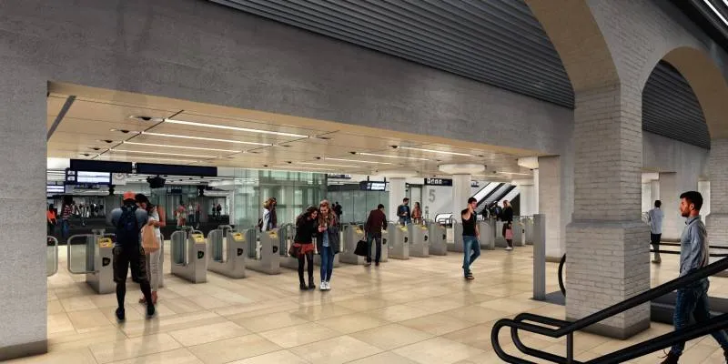 800 poortjes nieuwe entree westelijke reizigerstunnel amscs