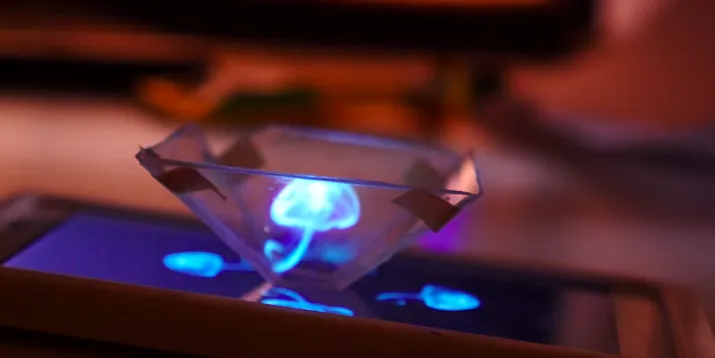3d hologram youtube