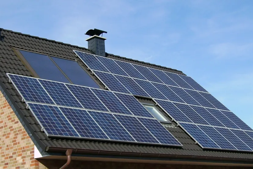 canva solar panels on a house roof