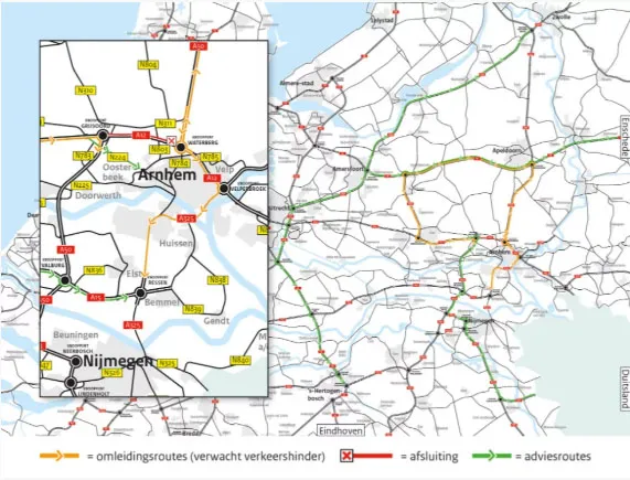 kaart knooppunten waterberg grijsoord