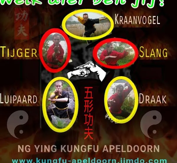 kungfu school poster