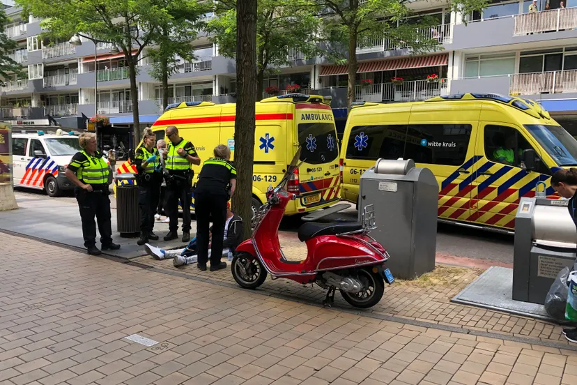 ongeluk scooter voetganger hofstraat 3