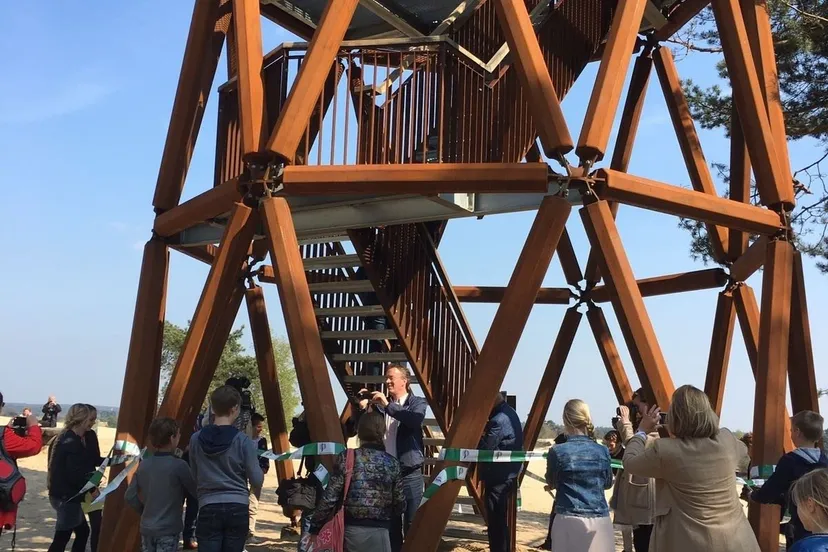 openingshandeling opening uitkijktoren kootwijkerzand staatsbosbeheer