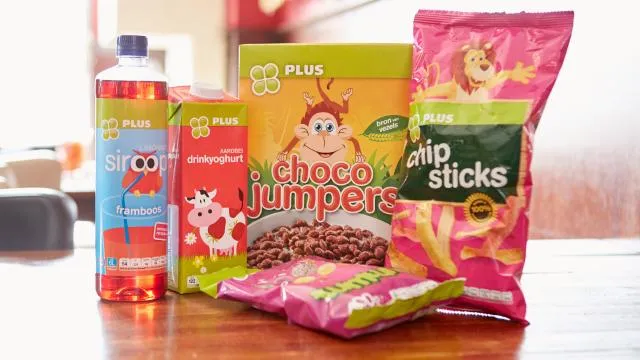 plus supermarkt verpakkingen
