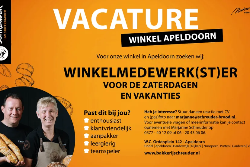 schreuder vacatures apeldoorn beeld