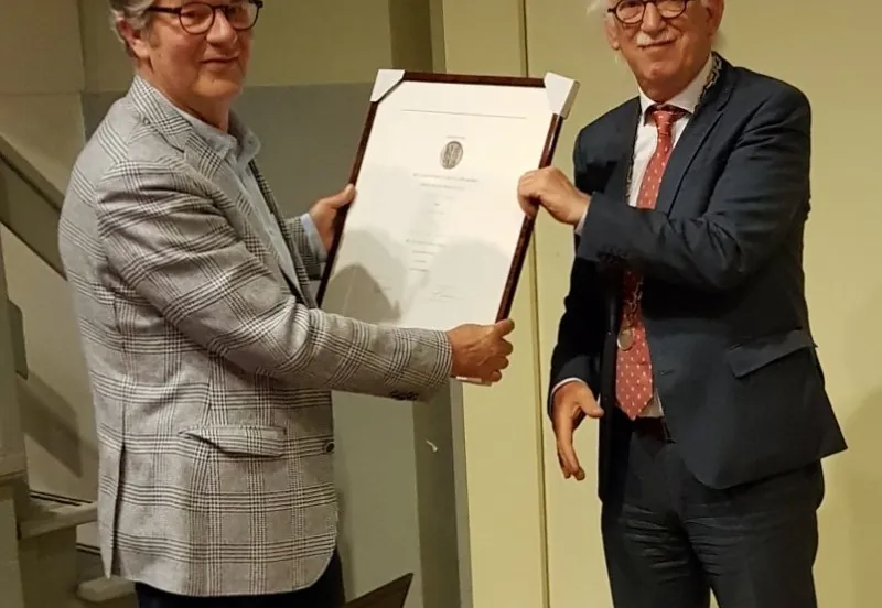 uitreiking zilveren penning