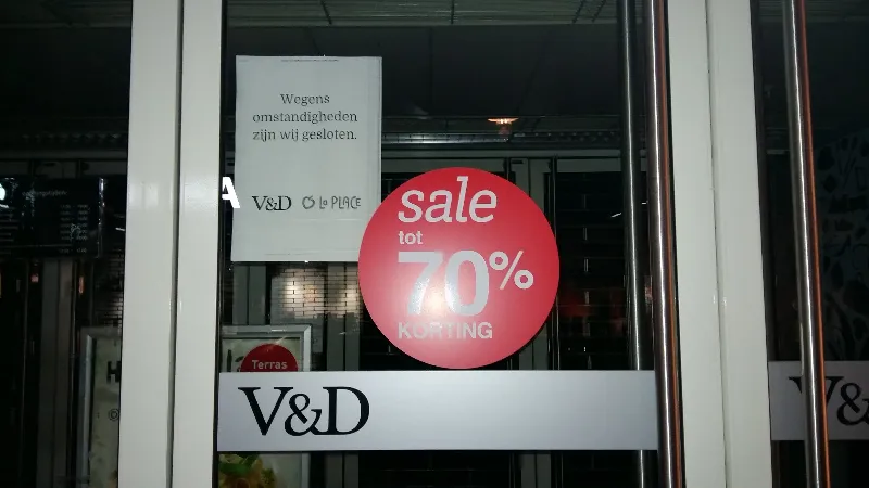 vend gesloten
