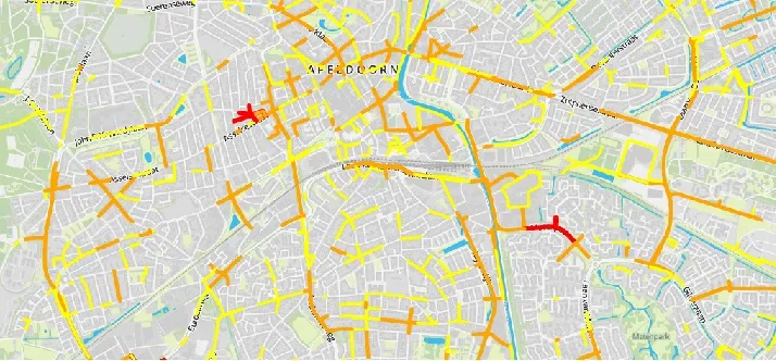 verkeer gevaarlijke route apeldoorn