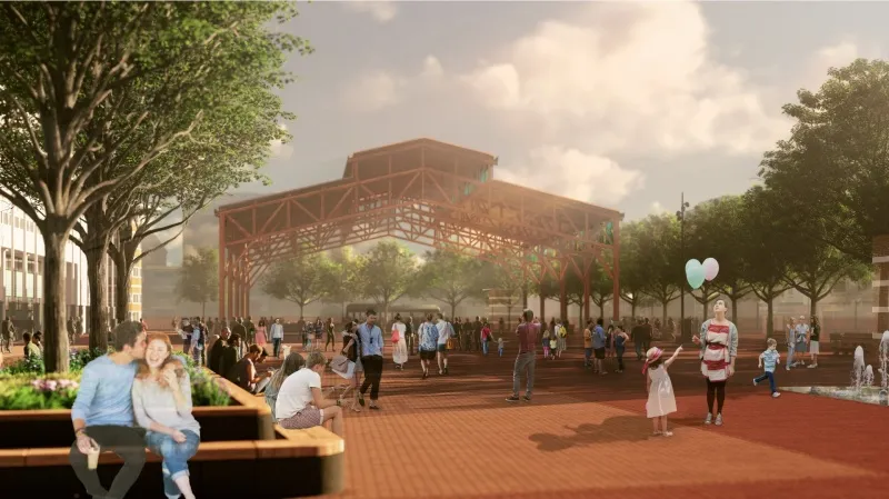 west 8 markthal plein van de stad