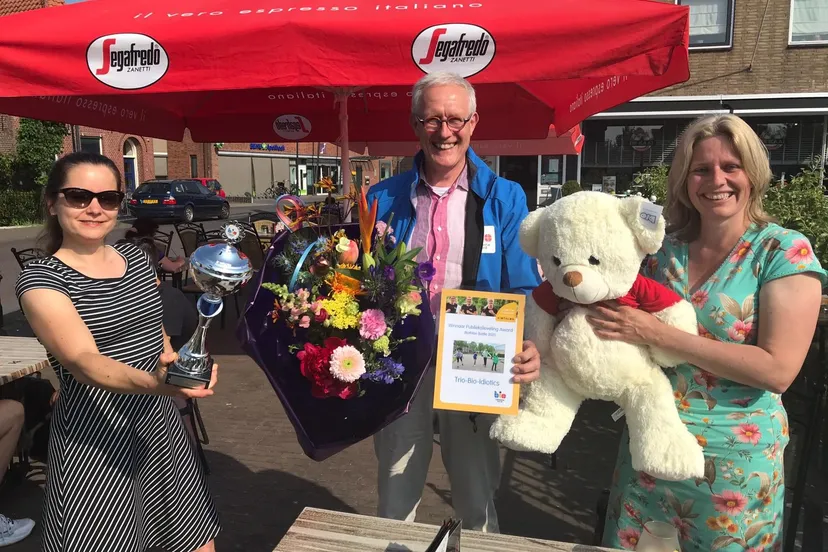 biothlonbiovakantieoordoverhandiging publiekslieveling award