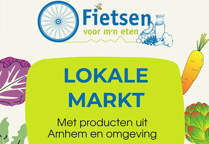 fietsen voor mijn eten lokale markt 11 juni