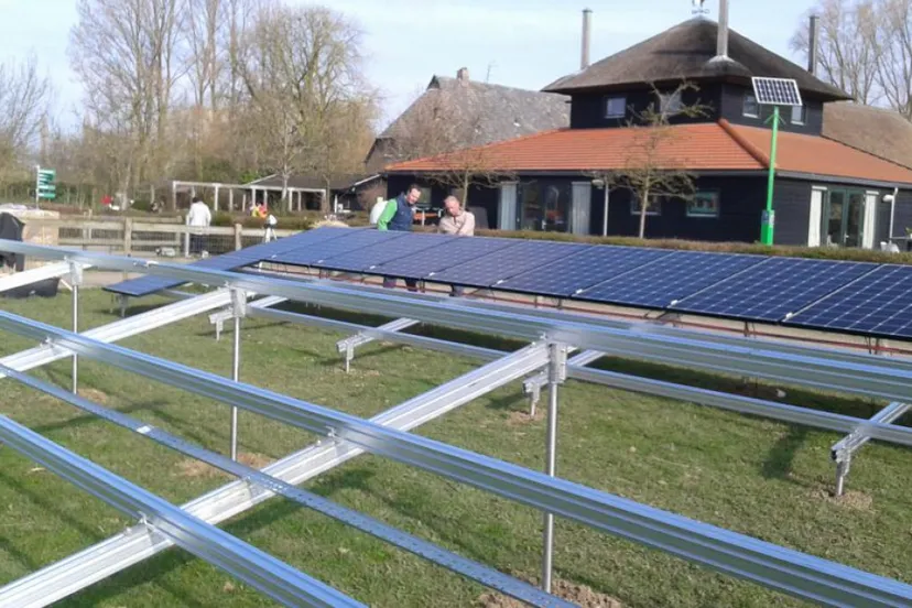 plaatsen zonnepanelen korenmaat