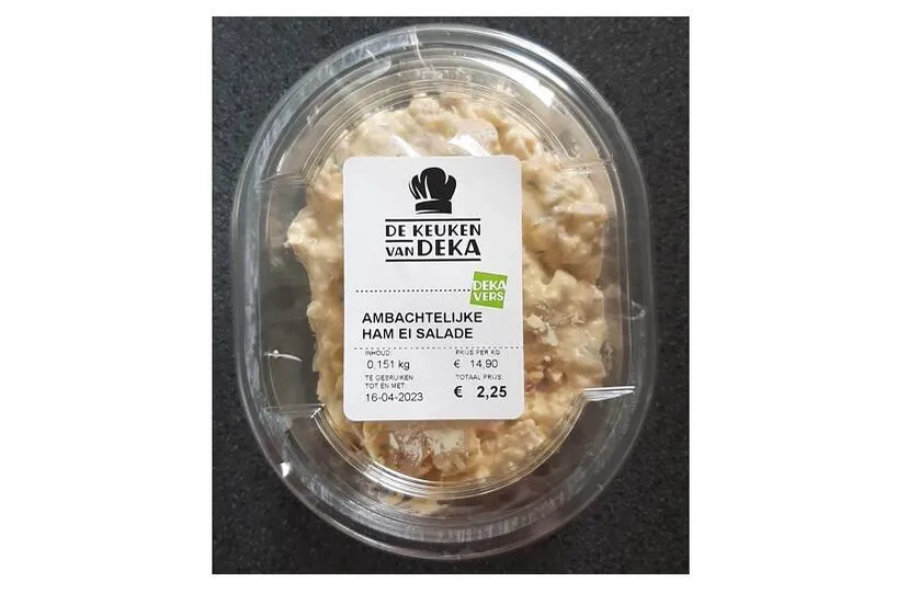 recalldekamarktambachtelijke ham ei salade dekamarkt