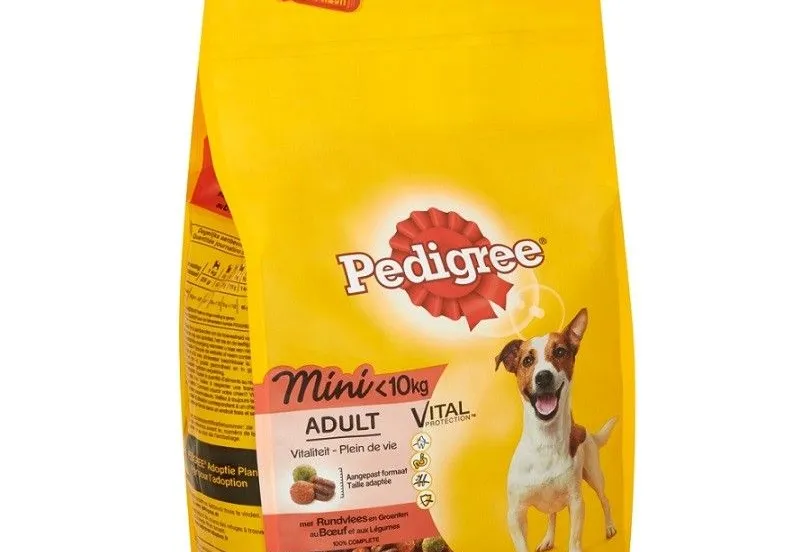 recallmars pedigree adult mini rundvlees
