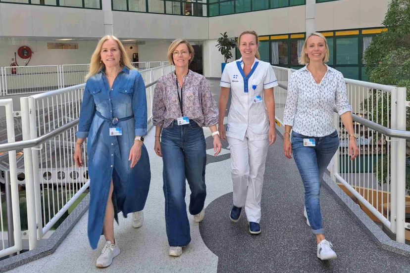 roparun doorkomst door rijnstateorganisatieteam liggend