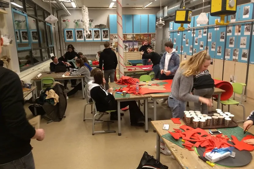 takcollegevoorbereidingen kar optocht