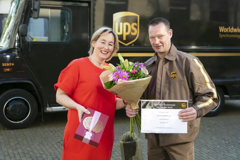 ups erkent marlon molenaar als secretaresse van het jaar