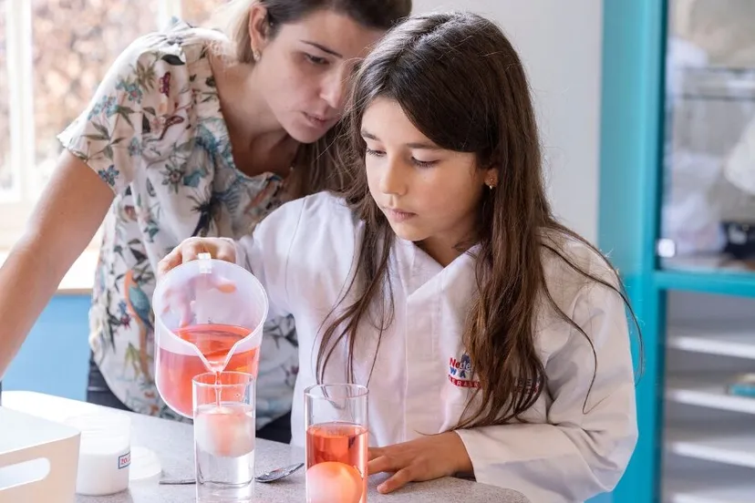 water en kleurwaterlab