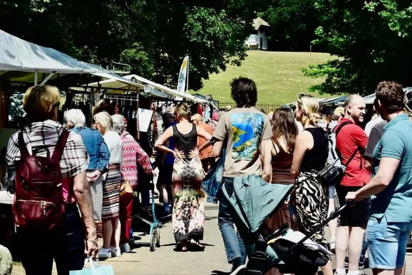 Zeldzaam Mooi Markt Sonsbeekpark in Arnhem op 22 juni 2025