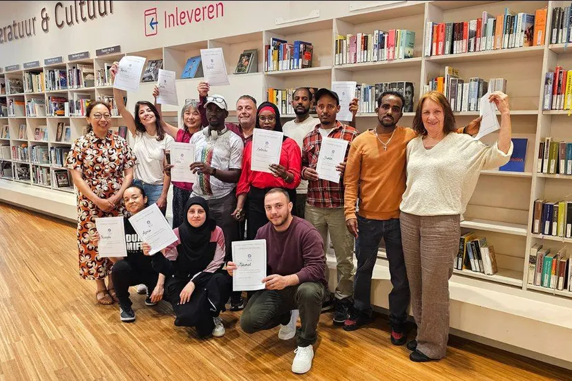 Taalcafe.Certificaat bij Taalcafe.