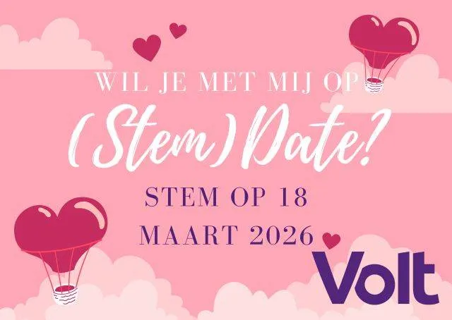 Volt valentijnskaart - date