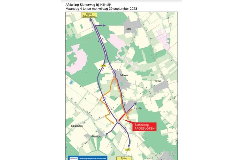 afsluiting slenerweg bij klijndijk1