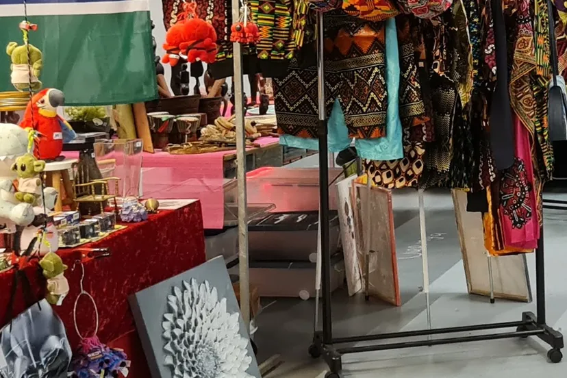 markt martiniplaza ter illustratie uitgeknipt