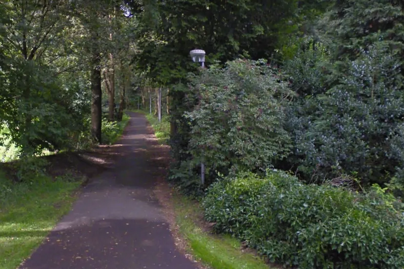 onderdeel van route drenthepad in hooghalen