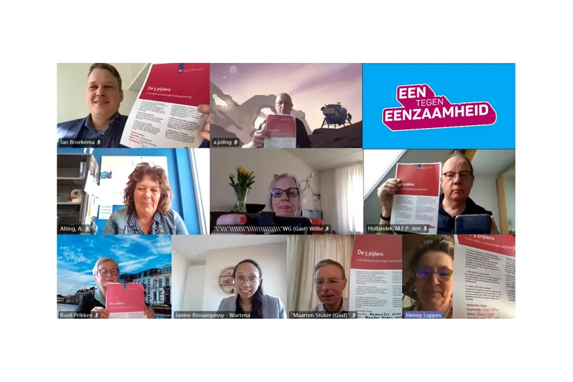 ondertekening een tegen eenzaamheid assen