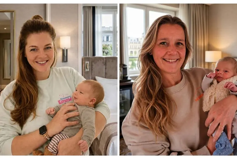 Emmely Kramer (l.) en Wilma Oldenkamp (r.) (Kraamhotel Drenthe)