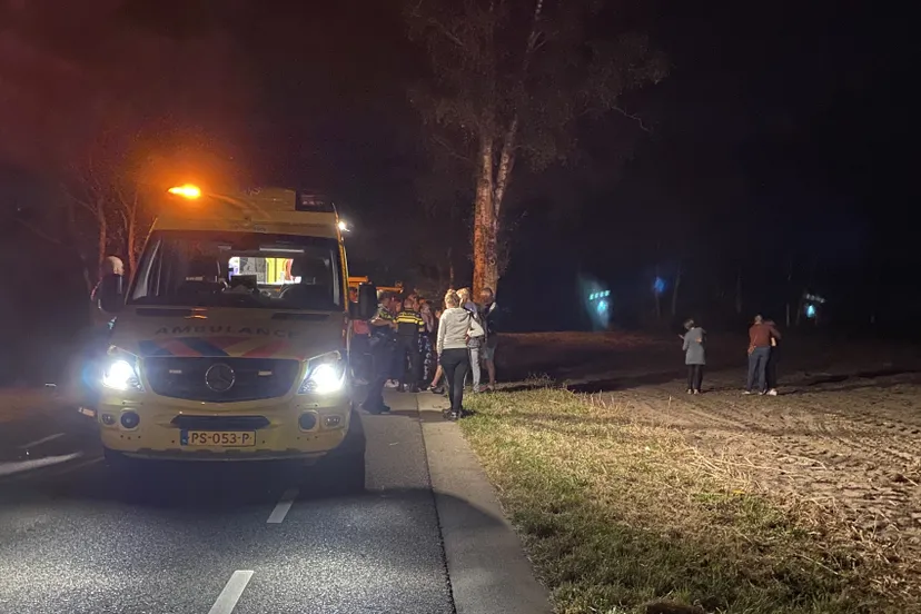 auto schept voetganger voorthuizen