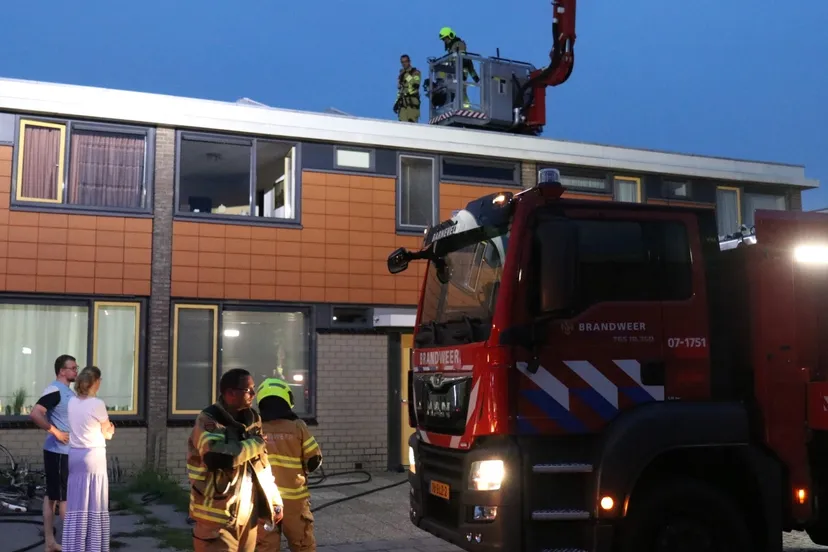 brandweer barneveld controleerd dak