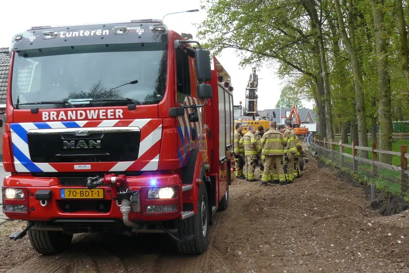 brandweer lunteren op de postweg