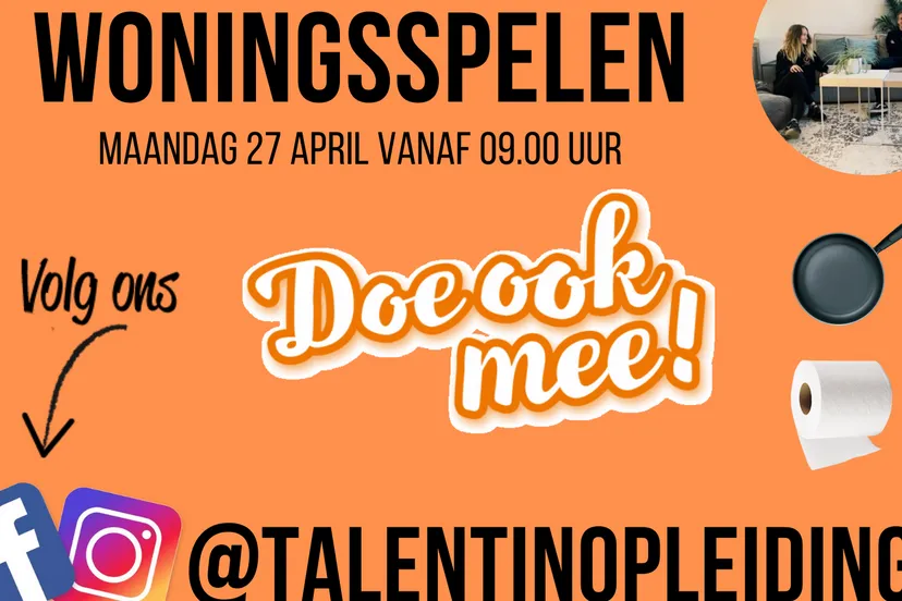 flyer woningsspelen aankondiging 1