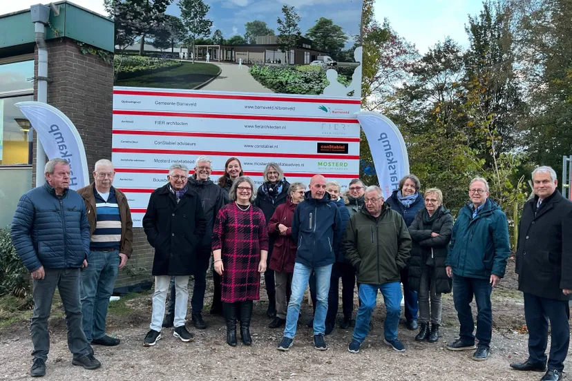 foto nieuwbouw van start