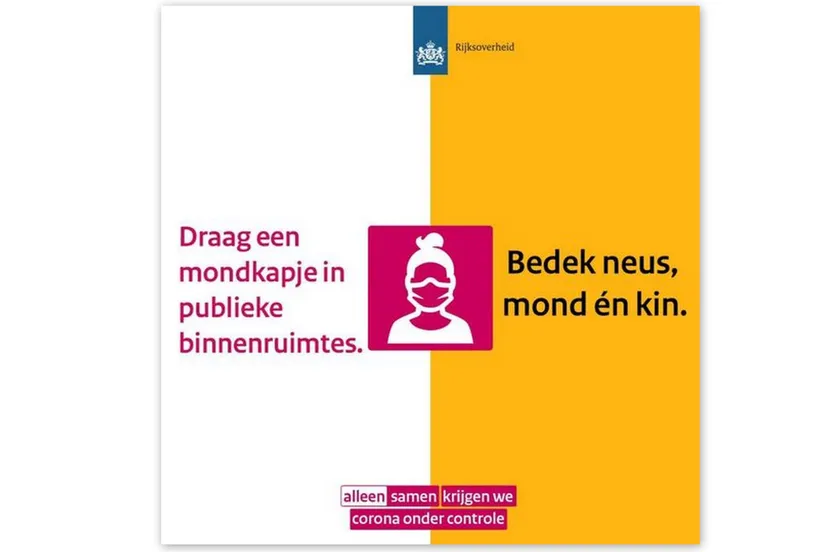 mondkapje binnenruimtes