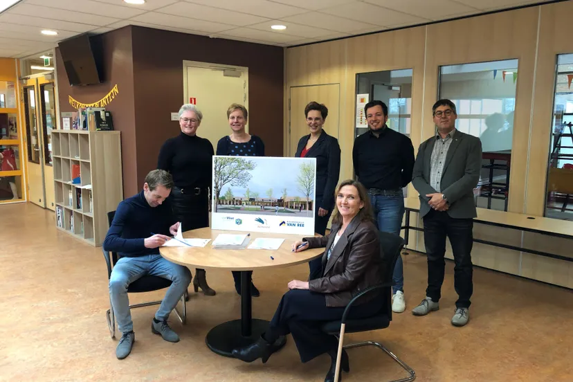 persbericht 22 009 uitbreiding scholencomplex de burgthof in april van start