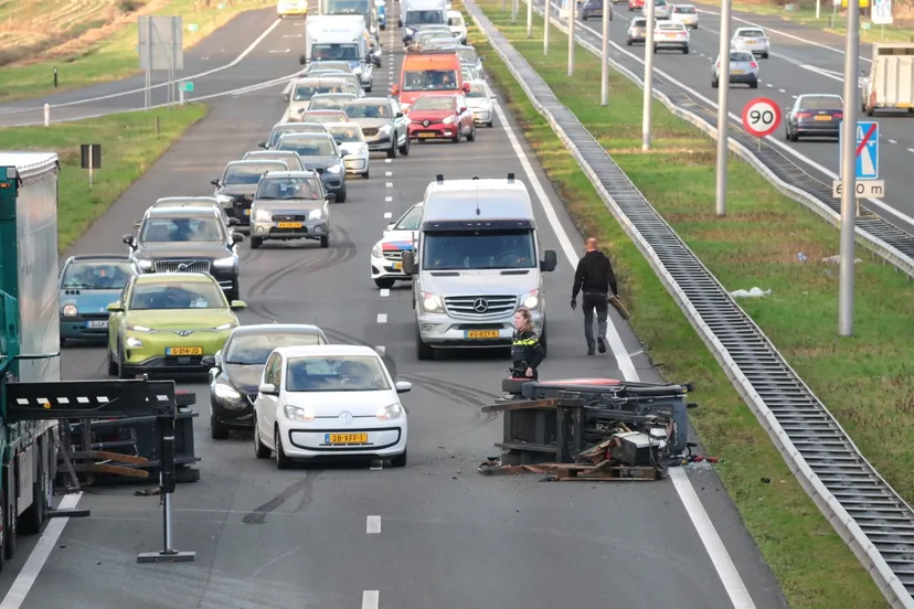 vrachtwagen verlies heftrucks