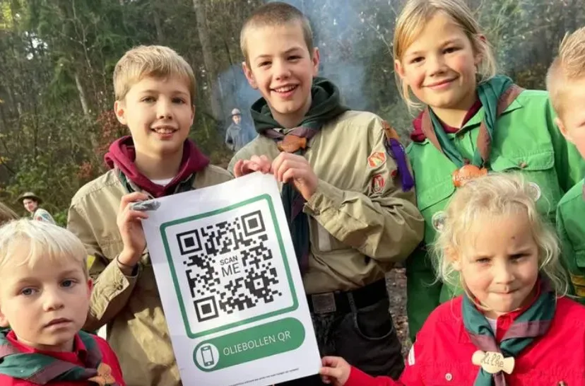leden van scouting lunteren
