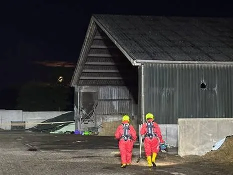 Brandweer De Valk in actie voor Kuilgas
