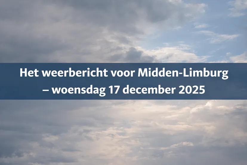 Weersverwachting Midden-Limburg 17 december
