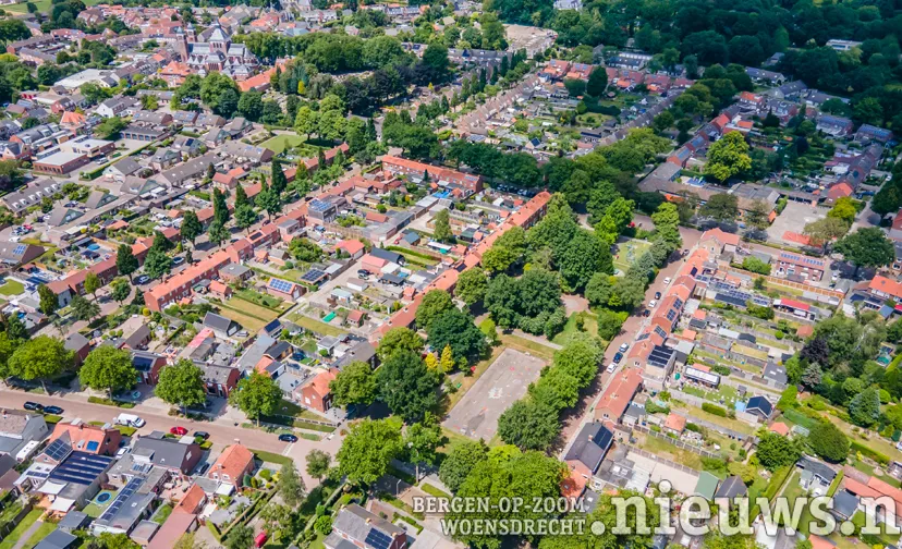 bovenaanzicht halsteren centrum oost