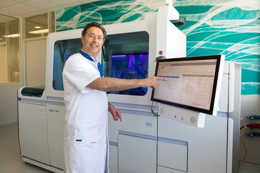 bram diederen van microvida bij testmachine corona