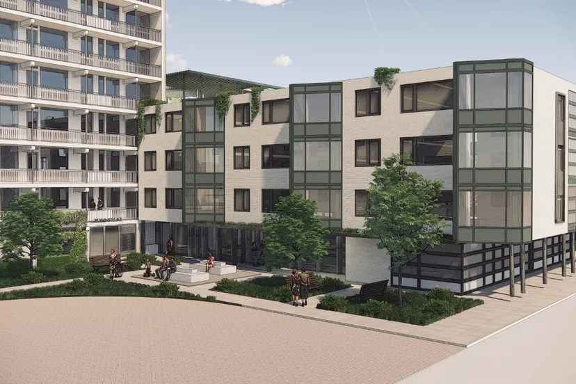 impressie zonneplein achterzijde middel