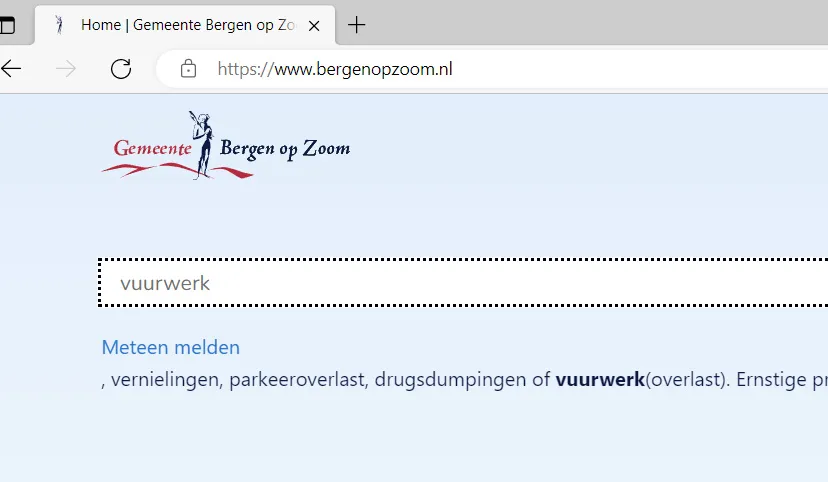 vuurwerkoverlastmeldenbergenopzoom