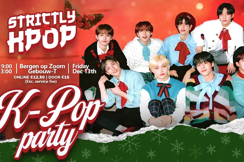 strictly k pop banner gebouw t