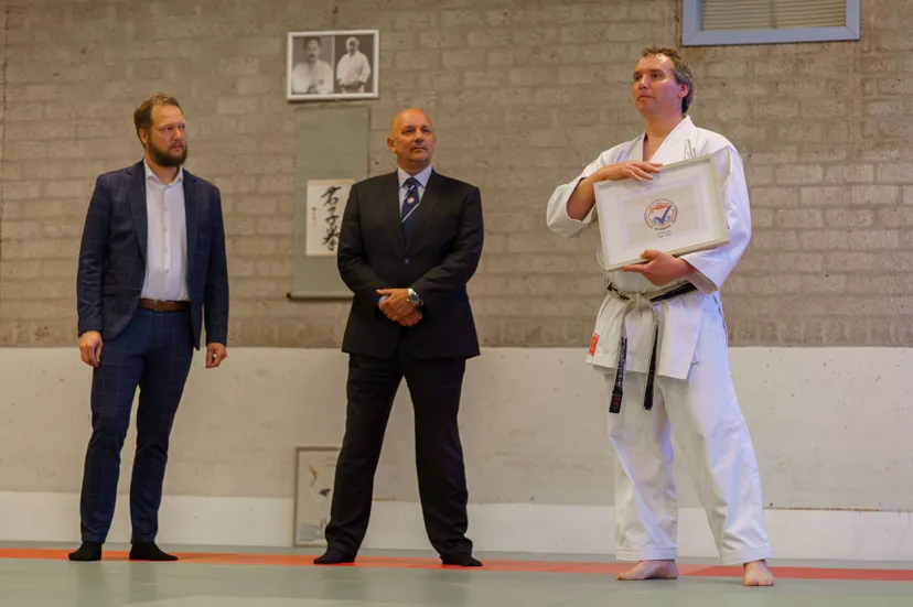 (v.l.n.r.) Wethouder Berend Doedens, Curt Haagedoorn, Henk Luijsterburg Foto : Mareille Meijer