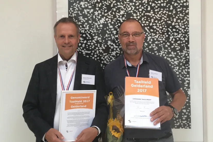 170912 foto bij persbericht hans kasser uit beuningen taalheld 2017 gelderland