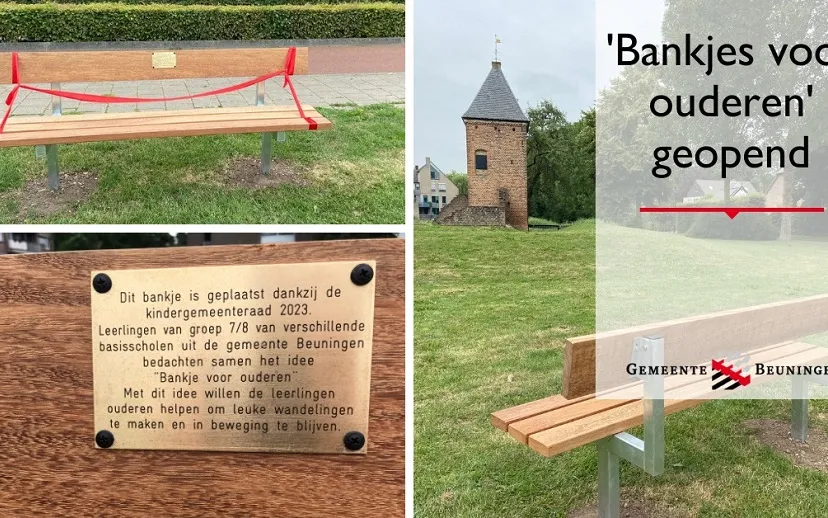bankjes voor ouderen geopend